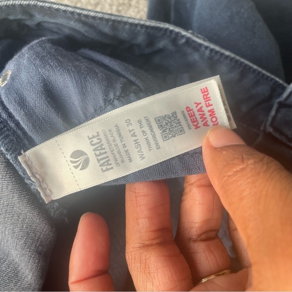 FAT FACE Super Skinny Jeans Womens US 14/ UK 18 W28 L27  Blue Cotton Mid Rise - Picture 6 of 14